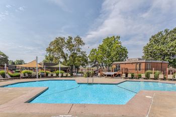 Resort style swimming pool